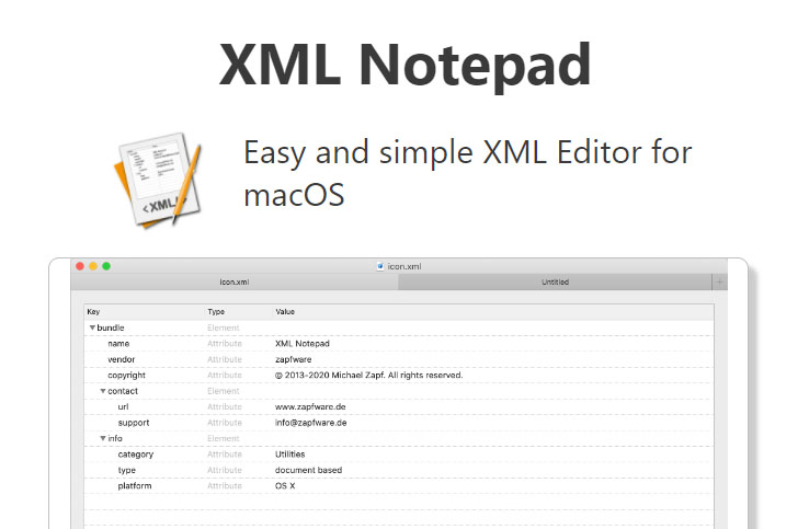 microsoft xml notepad for mac